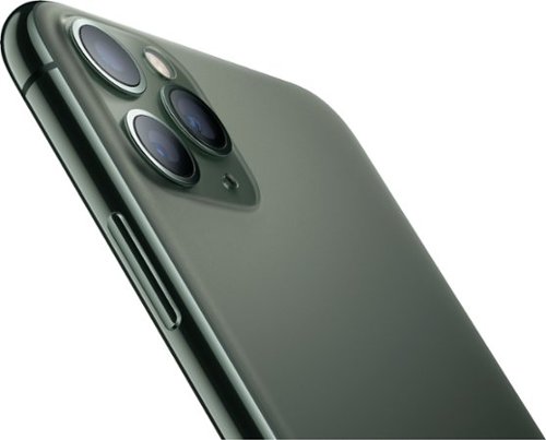 Apple - Geek Squad Certified Refurbished iPhone 11 Pro Max with 256GB Memory Cell Phone (Unlocked) - Midnight Green