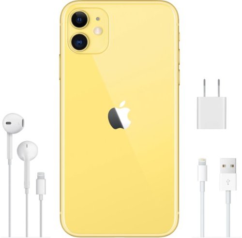 Apple iPhone 11 with 64GB Memory Cell Phone (Unlocked) Yellow