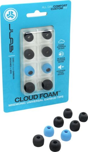  JLab - Cloud Foam Ear Tips Kit - Black/Blue