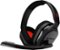 Astro Gaming - A10 Wired Stereo Over-the-Ear Gaming Headset for PC, Xbox, PlayStation, and Nintendo Switch with Flip-to-Mute Mic - Black/Red-Front_Standard