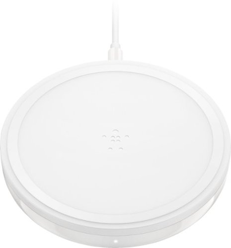  Belkin - BOOST↑UP 10W Qi Certified Wireless Charging Pad for iPhone/Android - White