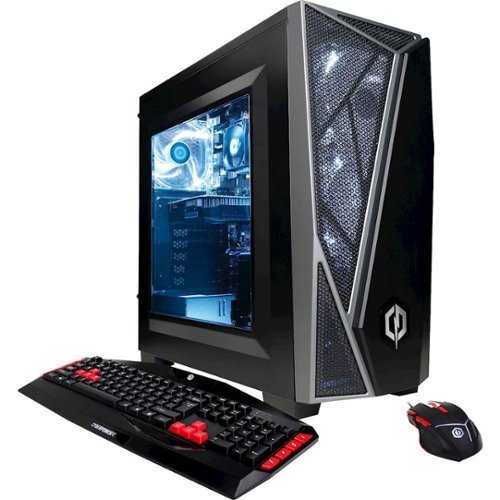 CyberPowerPC - Gamer Xtreme Desktop - Intel Core i3 - 8GB Memory - AMD Radeon R7 240 - 1TB Hard Drive - Gray/Black-Front_Standard 
