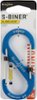 Nite Ize - S-Biner SlideLock Dual Aluminum Carabiner - Blue-Front_Standard