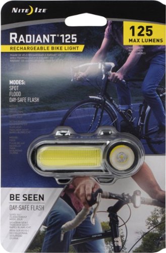  Nite Ize - Radiant 125 Rechargeable Bike Light - White