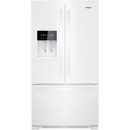 

Whirlpool - 25 cu. ft. French Door Refrigerator with External Ice and Water Dispenser - White