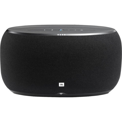JBL - Link 500 Wireless Speaker with Google Assistant - Black-Front_Standard 