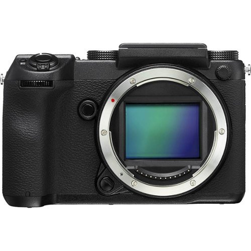 Fujifilm - GFX 50S Mirrorless Camera (Body Only) - Black-Front_Standard 