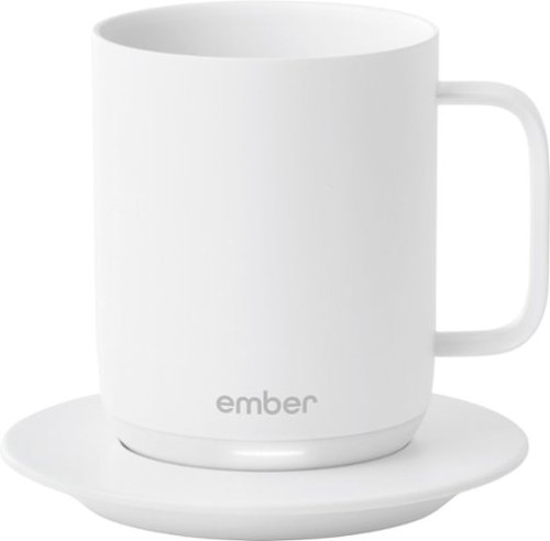  Ember - 10 oz. Temperature Controlled Ceramic Mug - White