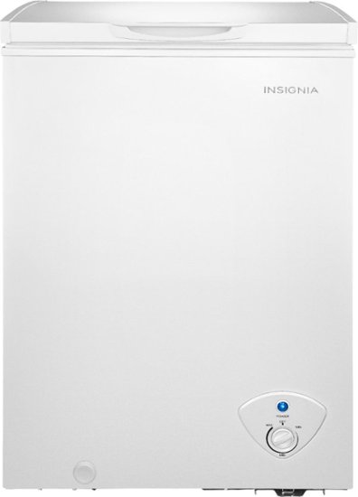 Insignia™ - 3.5 Cu. Ft. Chest Freezer - White - Front_Standard
