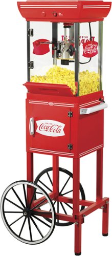  Nostalgia Electrics - 10-Cup Coca Cola 2.5 oz. Popcorn Maker - Red