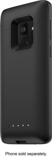 mophie - Juice Pack External Battery Case with Wireless Charging for Samsung Galaxy S9 - Black-Front_Standard 