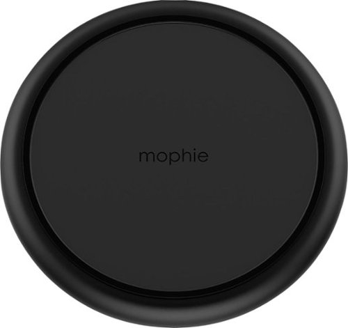  mophie - Charge Stream Pad+ 10W Wireless Charging Pad for iPhone/Android - Black