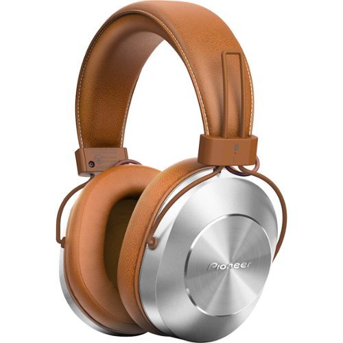 Pioneer - SE MS7BT Wireless On-Ear Headphones - Brown-Front_Standard 
