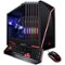 iBUYPOWER - Slate Gaming Desktop- AMD Ryzen 5-Series- 16GB Memory - AMD Radeon RX Vega 11 - 1TB Hard Drive + 120GB Solid State Drive - Black-Front_Standard