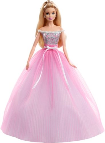 Birthday Wishes Barbie Doll - Pink / Silver-Front_Standard 