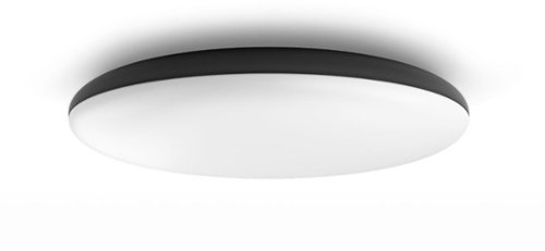 Philips - Hue White Ambiance Cher Dimmable LED Smart Ceiling Light - Black-Front_Standard 
