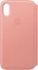 Apple - iPhone® X Leather Folio - Soft Pink-Front_Standard