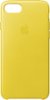 Apple - iPhone® 8/7 Leather Case - Spring Yellow-Front_Standard