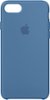 Apple - iPhone® 8/7 Silicone Case - Denim Blue-Front_Standard