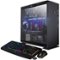 CLX - Gaming Desktop - AMD Ryzen Threadripper - 32GB Memory - NVIDIA GeForce GTX 1080 Ti - 4TB HDD + 1TB SSD - Black/Blue-Front_Standard