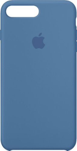  Apple - iPhone® 8 Plus/7 Plus Silicone Case - Denim Blue