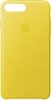 Apple - iPhone® 8 Plus/7 Plus Leather Case - Spring Yellow-Front_Standard