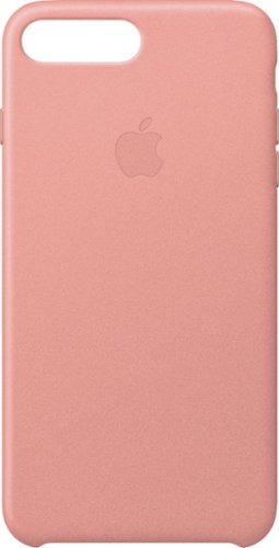 Apple - iPhone® 8 Plus / 7 Plus Leather Case - Soft Pink-Front_Standard 