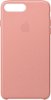 Apple - iPhone® 8 Plus / 7 Plus Leather Case - Soft Pink-Front_Standard