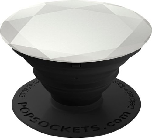  PopSockets - Finger Grip/Kickstand for Mobile Phones - Silver