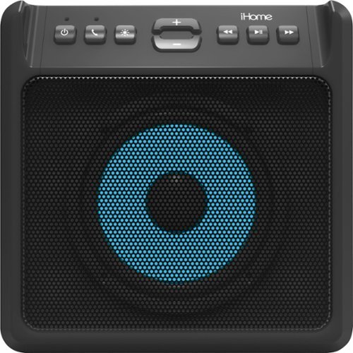 iHome - iBT5880 Portable Bluetooth Speaker - Black-Front_Standard 