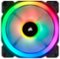 CORSAIR - LL Series RGB 120mm Computer Case Fan - Black-Front_Standard