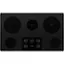 Front. Whirlpool - 36" Electric Cooktop - Black.