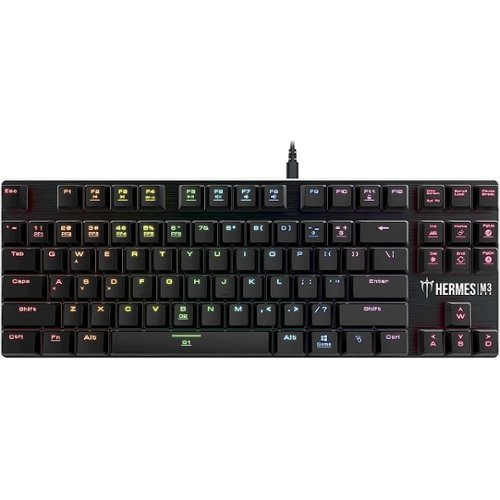 GAMDIAS HERMES M3 RGB Wired TKL Gaming Mechanical Brown Switch Keyboard with RGB Back Lighting - Black INTERNATIONAL SHIPPING