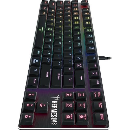 GAMDIAS HERMES M3 RGB Wired TKL Gaming Mechanical Brown Switch Keyboard with RGB Back Lighting - Black WHERE TO BUY