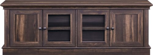 Insignia™ - TV Cabinet for Most Flat-Panel TVs Up to 75 - Brown
