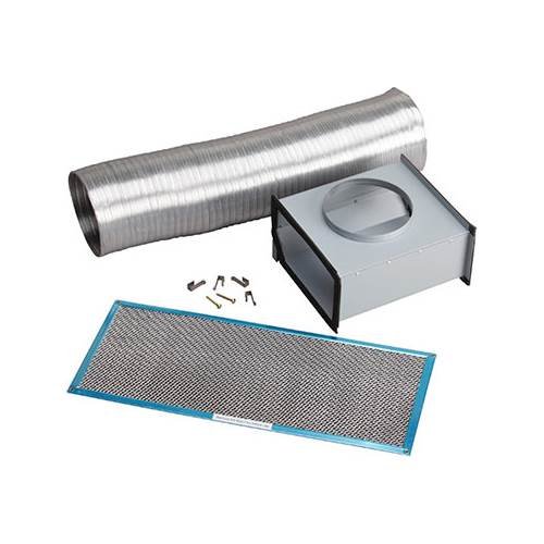 Non-Duct Kit for Select Broan Range Hoods - Stainless steel