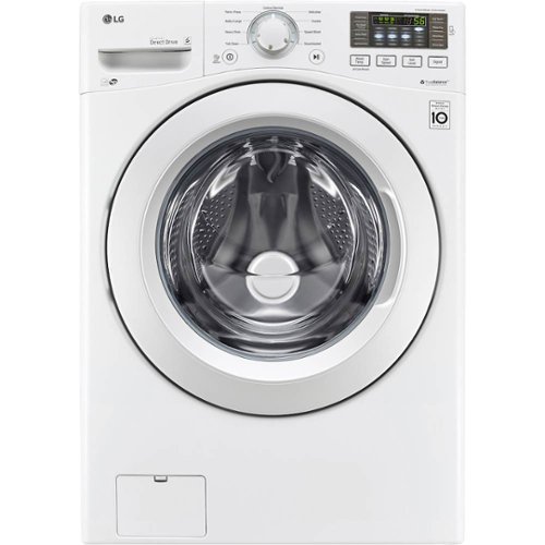 LG - 4.3 Cu. Ft. 9-Cycle Front-Loading Washer-Front_Standard 