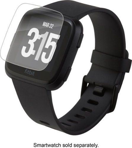  ZAGG - InvisibleShield HD Clear for Fitbit Versa and Versa Lite - Crystal Clear