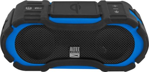 Altec Lansing - BoomJacket Jolt Portable Bluetooth Speaker - Royal Blue-Front_Standard 