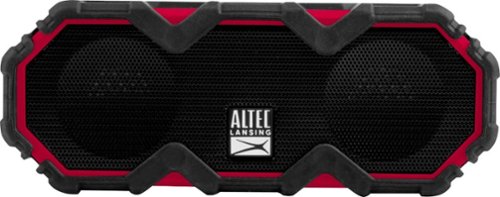  Altec Lansing - Jolt Mini LifeJacket Portable Bluetooth Speaker - Torch Red