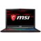 MSI - 17.3" Gaming Laptop - Intel Core i7- 16GB Memory - NVIDIA GeForce GTX 1050 Ti - 1TB Hard Drive + 128GB Solid State Drive - Black-Front_Standard