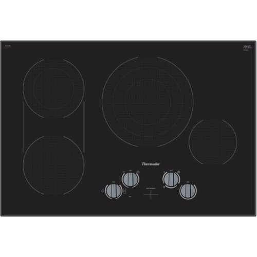Thermador - Masterpiece Series 30" Built-In Electric Cooktop with 4 elements - Black