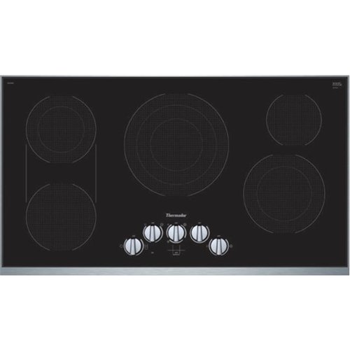 Thermador - Masterpiece Series 36" Built-In Electric Cooktop with 5 elements - Black