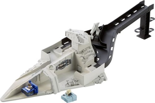  Hot Wheels - Star Wars Star Destroyer Slam &amp; Race Launcher Play Set - Gray And Black