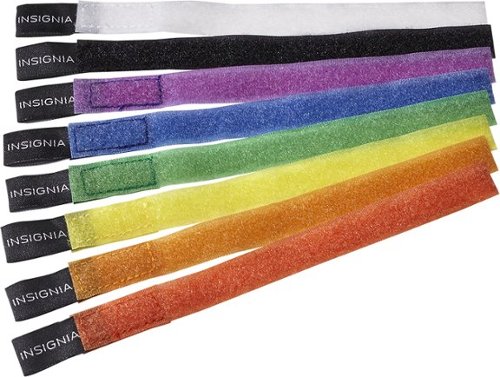 Insignia™ - 8" Cable Ties - Multi