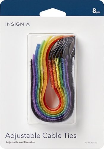 Insignia™ 8 Cable Ties - Multi WORLDWIDE DELIVERY