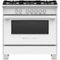 Fisher & Paykel - 4.9 Cu. Ft. Freestanding Gas Convection Range - White-Front_Standard