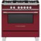 Fisher & Paykel - 4.9 Cu. Ft. Freestanding Gas Convection Range - Red-Front_Standard