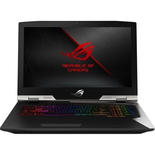 ASUS - ROG G703GS 17.3" Gaming Laptop - Intel Core i7 - 16GB Memory - NVIDIA GeForce GTX 1070 - 1TB Hybrid Hard Drive - Silver-Front_Standard 