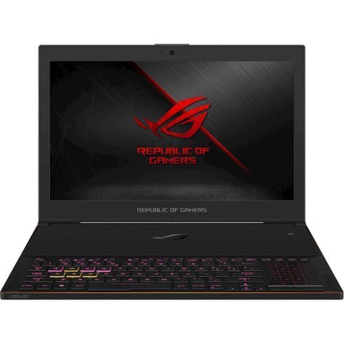 ASUS - ROG Zephyrus 15.6" Gaming Laptop - Intel Core i7 - 16GB Memory - NVIDIA GeForce GTX 1080 - 512GB Solid State Drive - Metallic Black-Front_Standard 